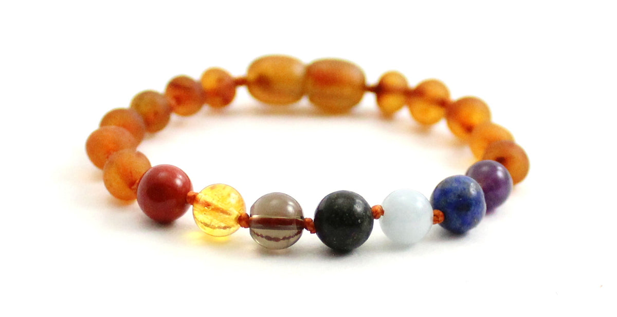 Bracciale Ambra e Pietre