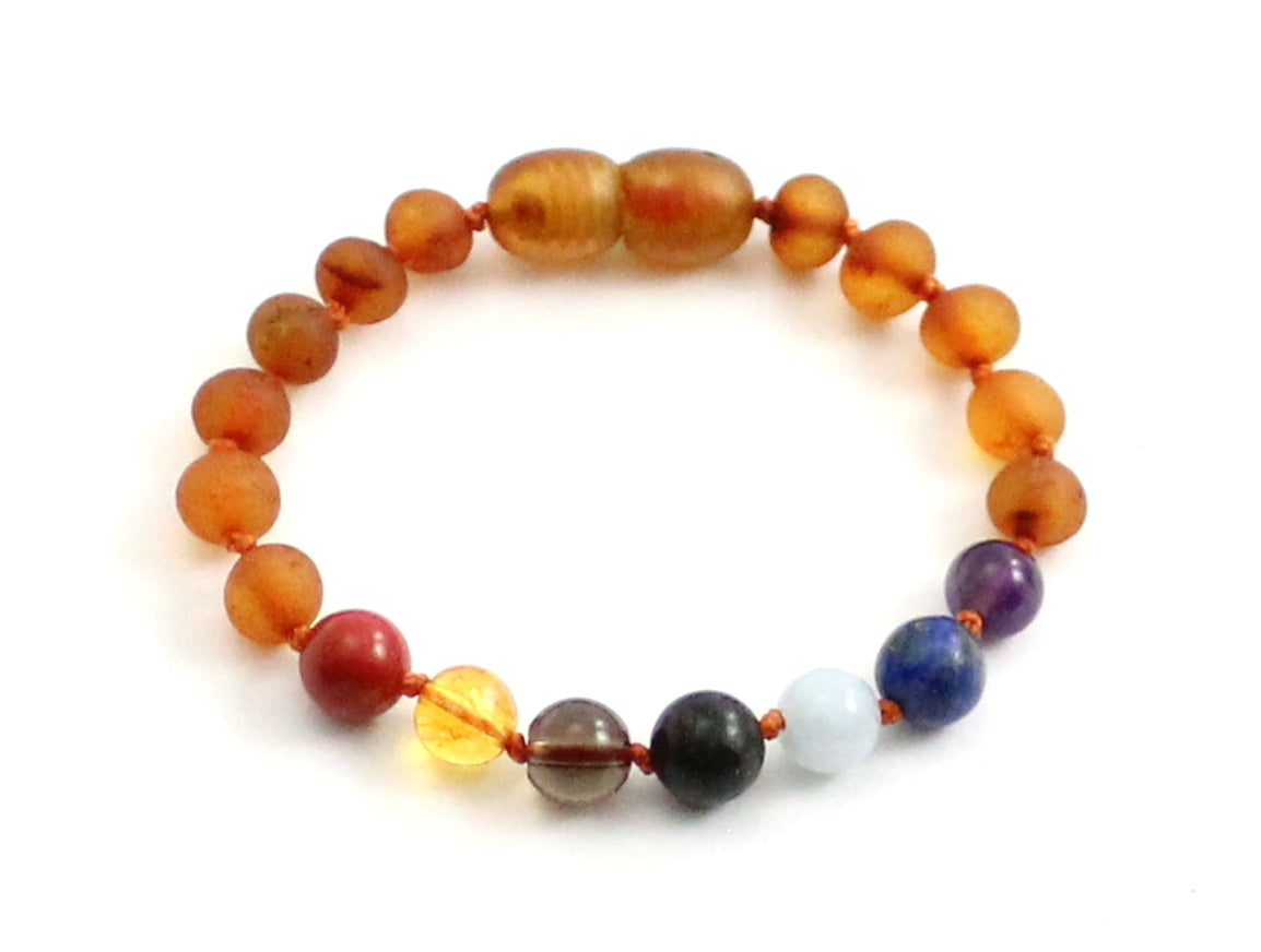Bracciale Ambra e Pietre