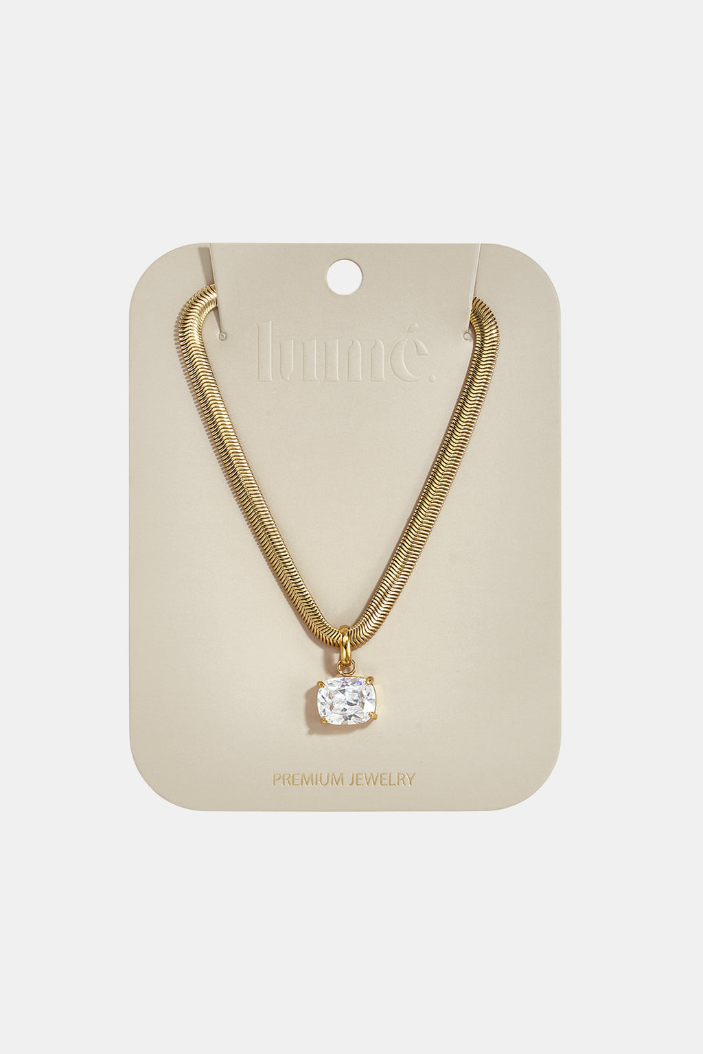 Collane con pendente in acciaio inossidabile, modello Circle Simple, serie Daily Simple, gioielli da donna